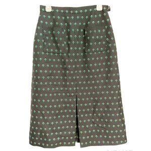 Alexa Chung tapestry floral skirt